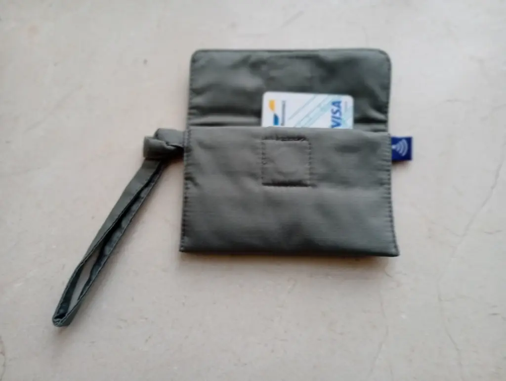 Pochette Anti-ondes "Faraday" Cartes Bancaires (Vert uni)