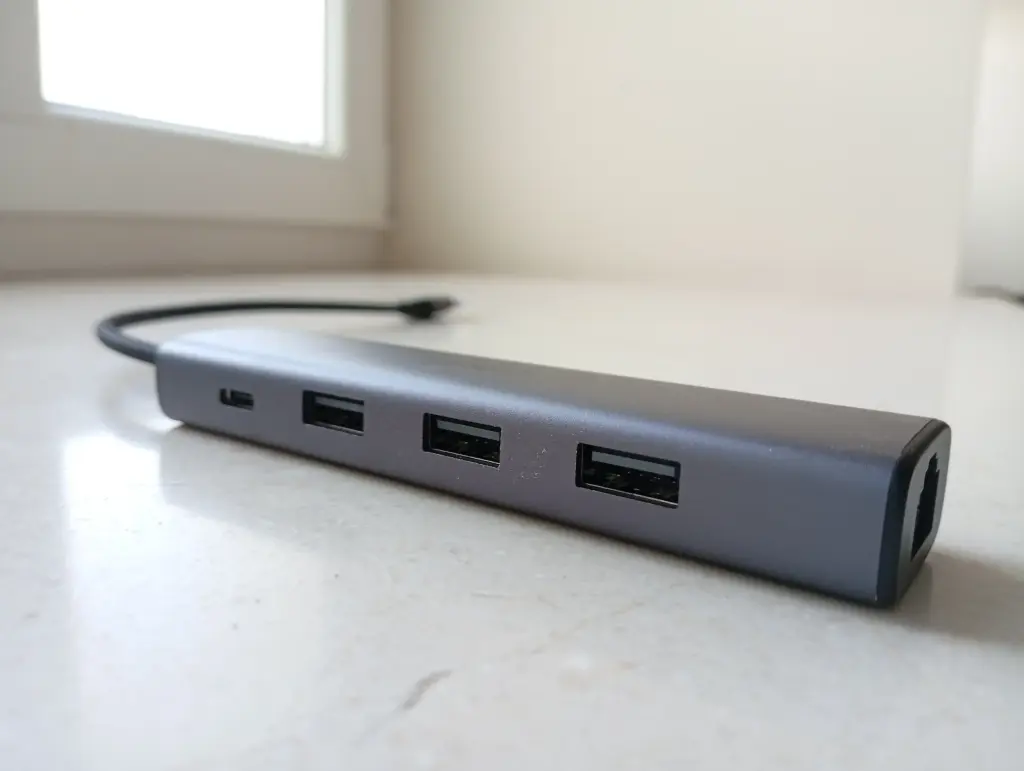 Adaptateur USB RJ45  HUB 3 ports