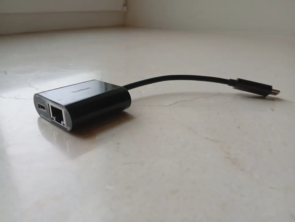 Adaptateur USBC - RJ45 (Ethernet) + Charge